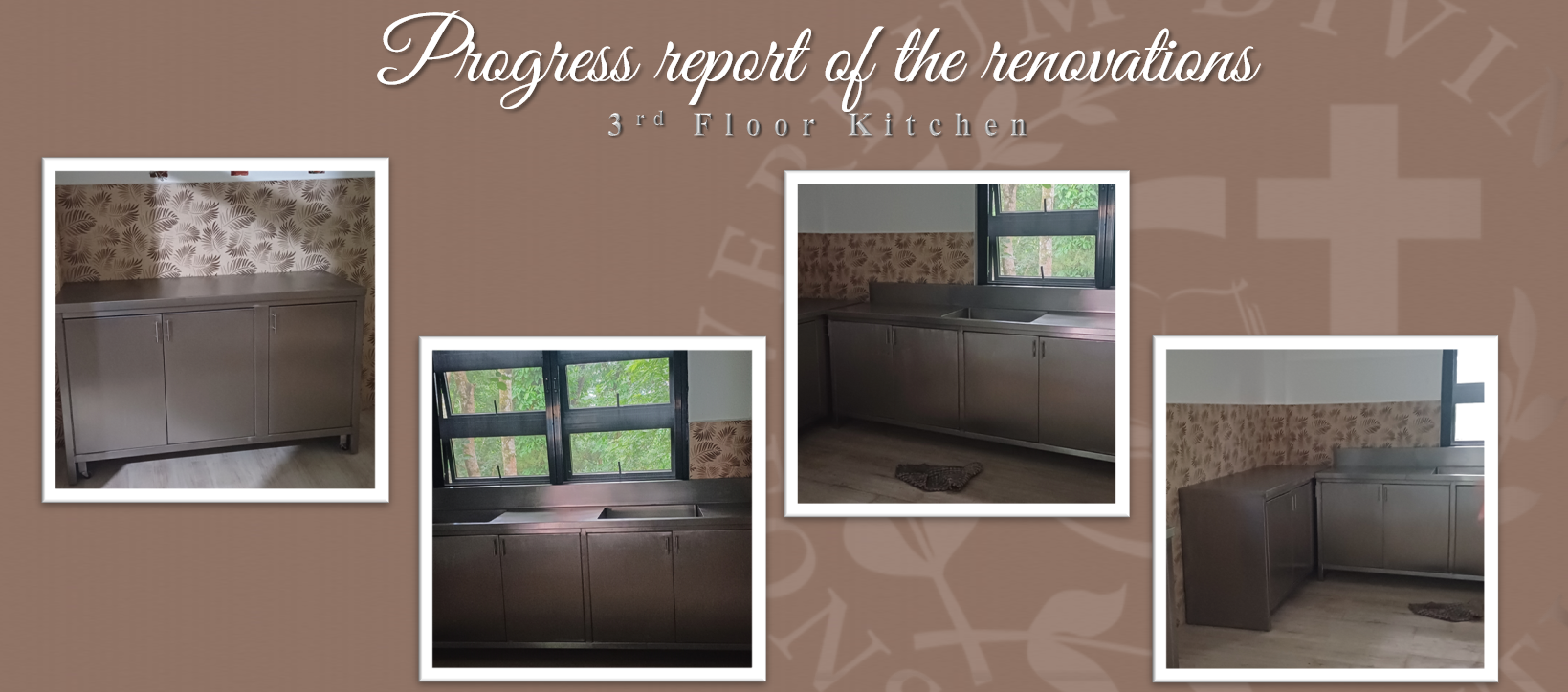 Progress report on the Renovations (3rd Floor Kitchen)
